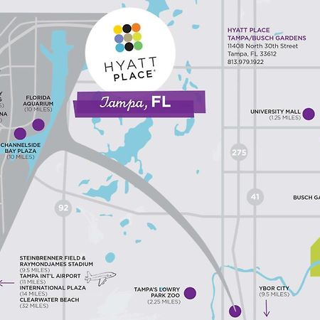 Отель Hyatt Place Tampa Busch Gardens Экстерьер фото